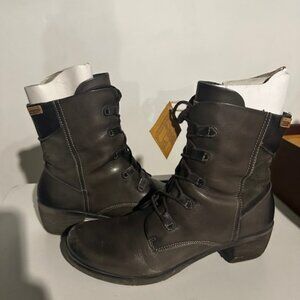 New Pikolinos Lead Boots | Gray Leather | Size 39 (US 8.5–9)